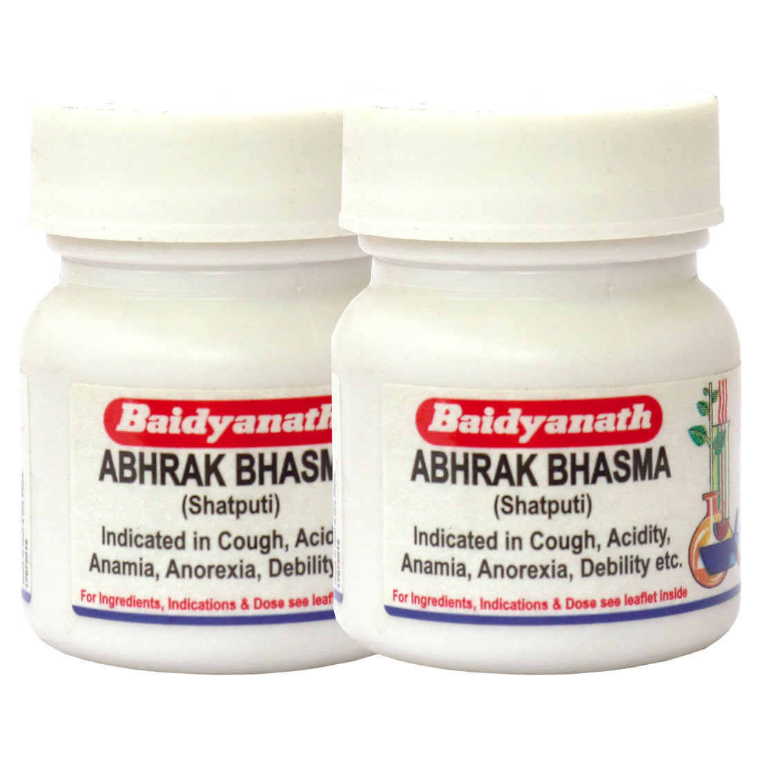 Baidyanath Abhrak Bhasma (Shatputi) Pack Of 2- ( 2.5 G Each ...