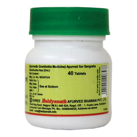 Baidyanath Kamdudha Ras 40 Tablets