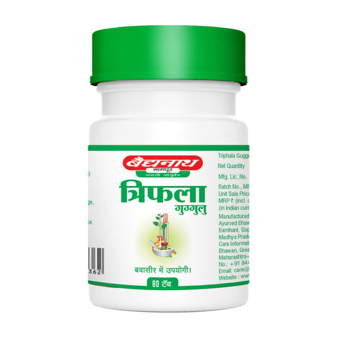 Baidyanath Triphala Guggulu-80 Tablets