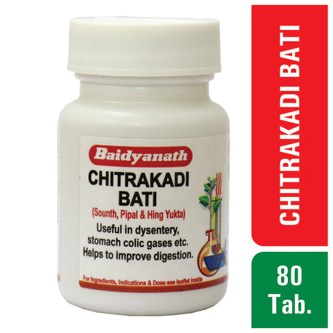 Baidyanath Chitrakadi Bati – Pack Of 3 (80 Tabs Each)