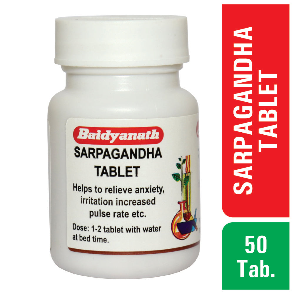 Baidyanath Sarpagandha Bottle of 50 Tablet
