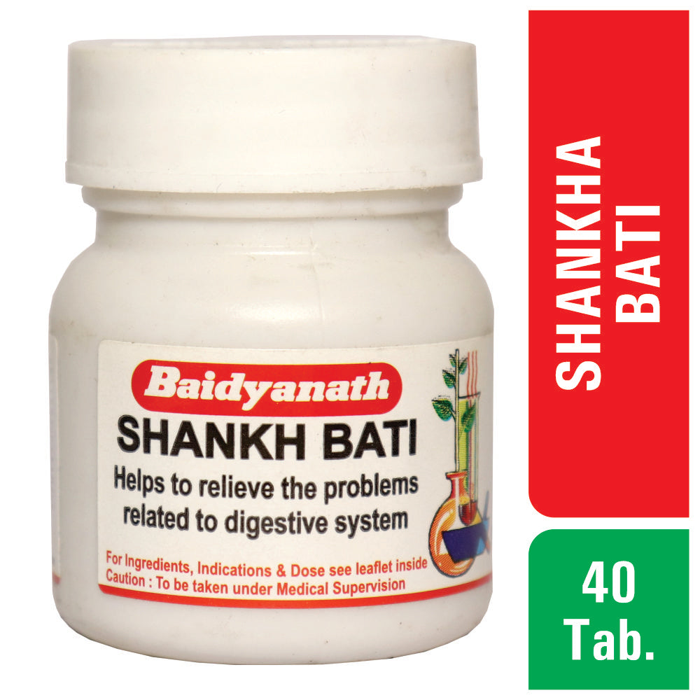 baidyanath shankha bati Bottle of 40 Tablet