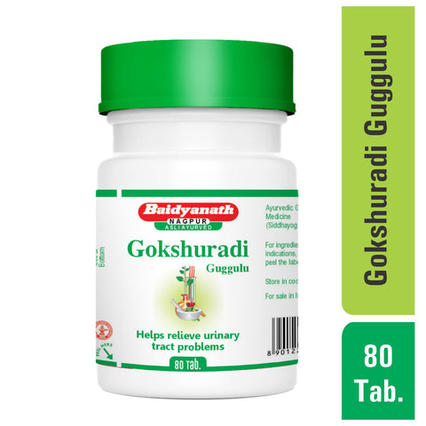 Baidyanath Gokshuradi Guggulu 80 Tabs Each